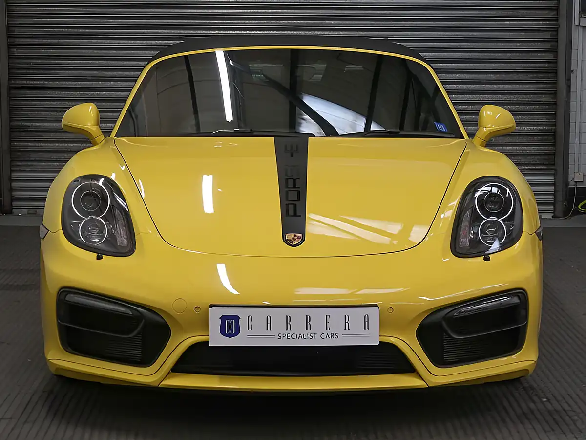 Used 2016 Porsche Boxster 981 Yellow - Interior and Exterior details 4