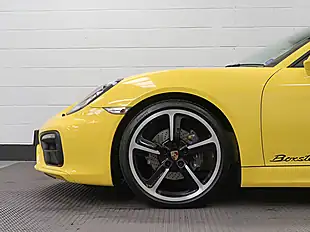 Used 2016 Porsche Boxster 981 Yellow - Interior and Exterior details 5