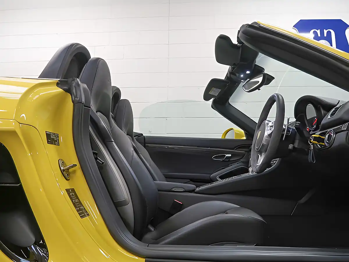 Used 2016 Porsche Boxster 981 Yellow - Interior and Exterior details 8
