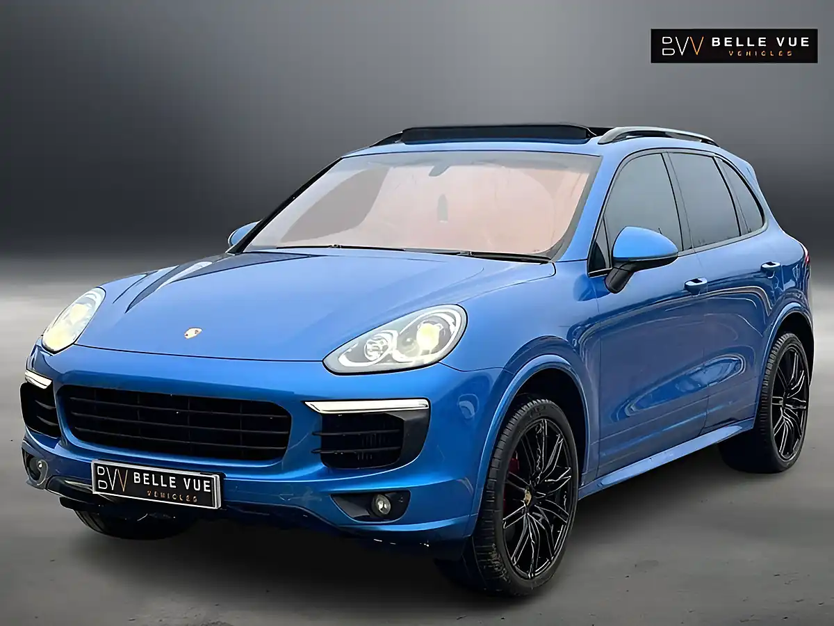 Used 2016 Porsche Cayenne S Sapphire Blue - Interior and Exterior details 11