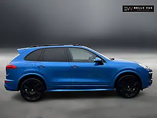 Used 2016 Porsche Cayenne S Sapphire Blue - Interior and Exterior details 2