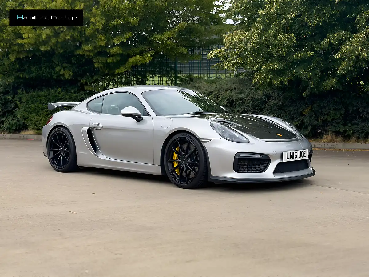 Used 2016 Porsche Cayman GT4 Silver - Front View