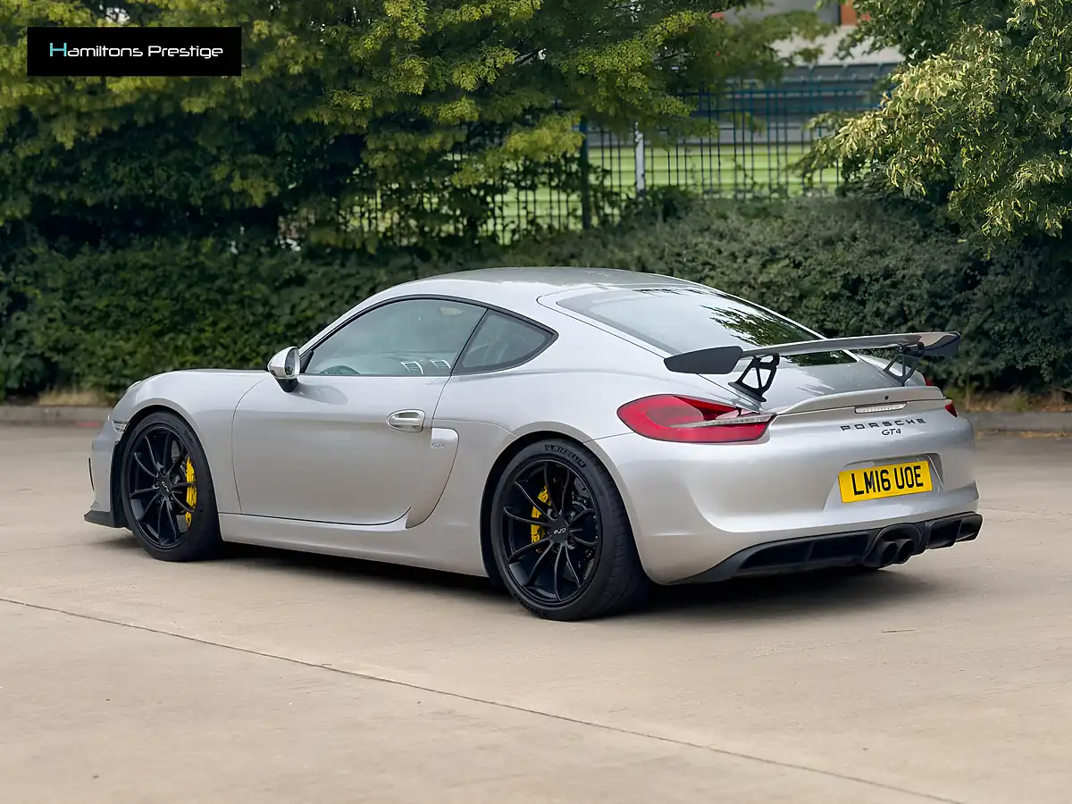 Used 2016 Porsche Cayman GT4 Silver - Interior and Exterior details 11