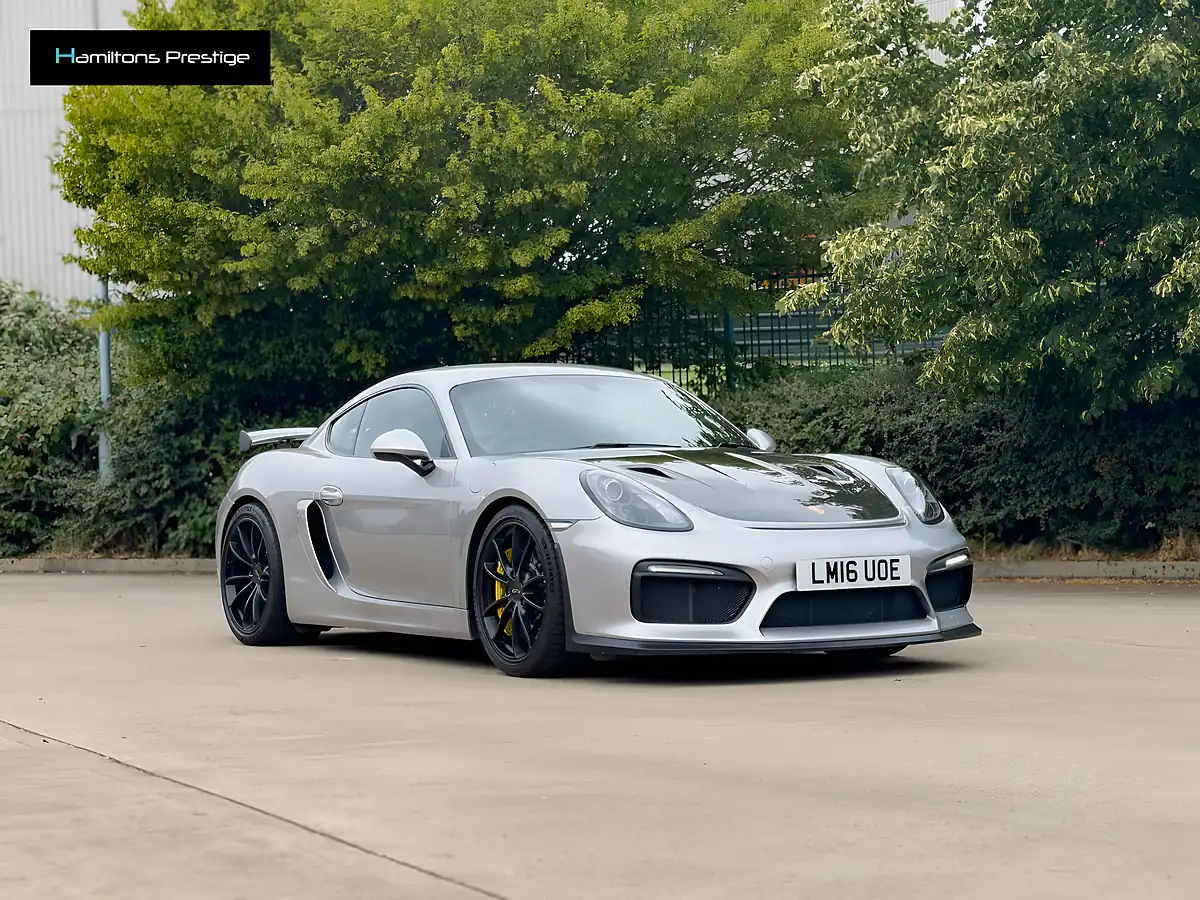 Used 2016 Porsche Cayman GT4 Silver - Interior and Exterior details 12