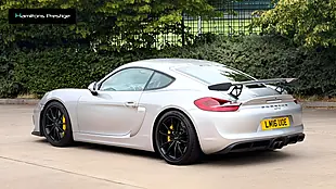 Used 2016 Porsche Cayman GT4 Silver - Interior and Exterior details 7