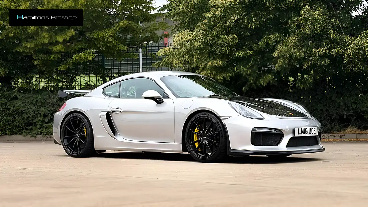 Used 2016 Porsche Cayman GT4 Silver - Interior and Exterior details 8