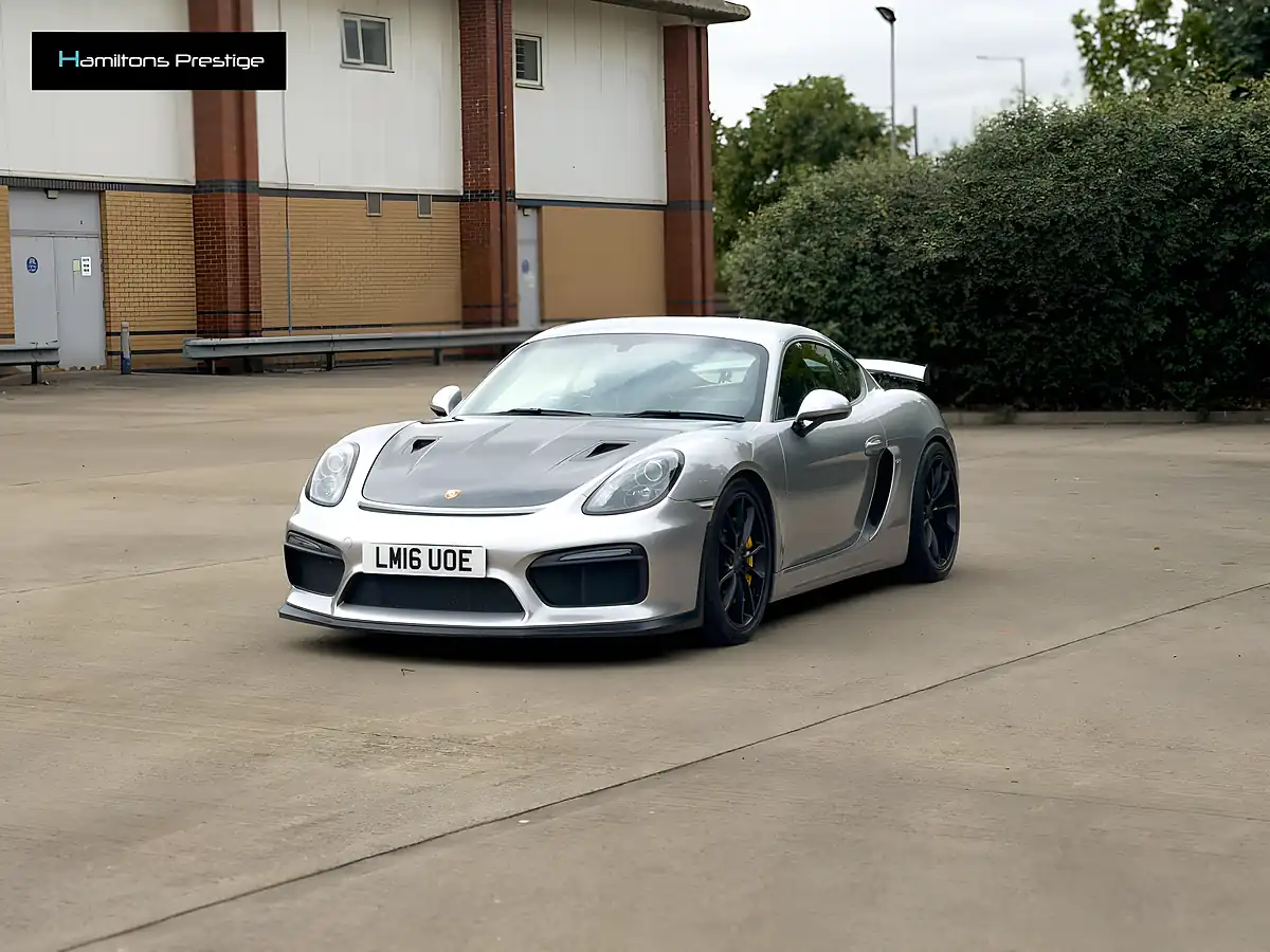 Used 2016 Porsche Cayman GT4 Silver - Interior and Exterior details 9