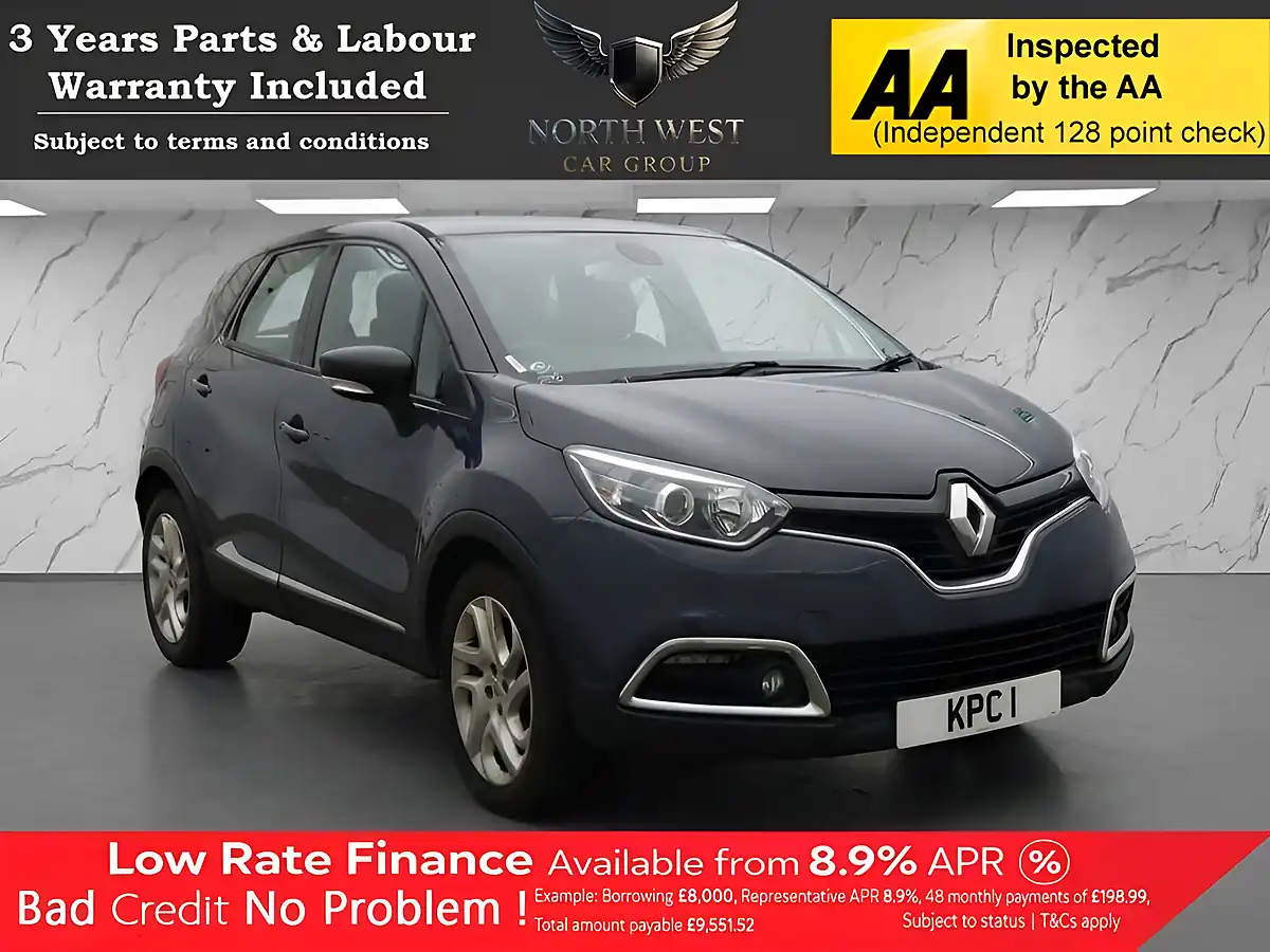 Used 2016 Renault Captur Dynamique Nav Blue - Front View