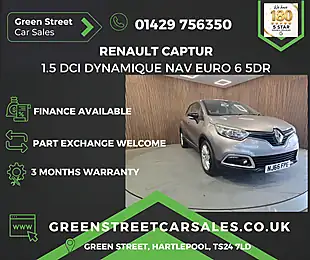 Used 2016 Renault Captur Dynamique Nav Grey - Interior and Exterior details 2