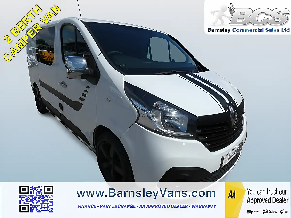Used 2016 Renault Trafic Business+ Glacier White - Front View
