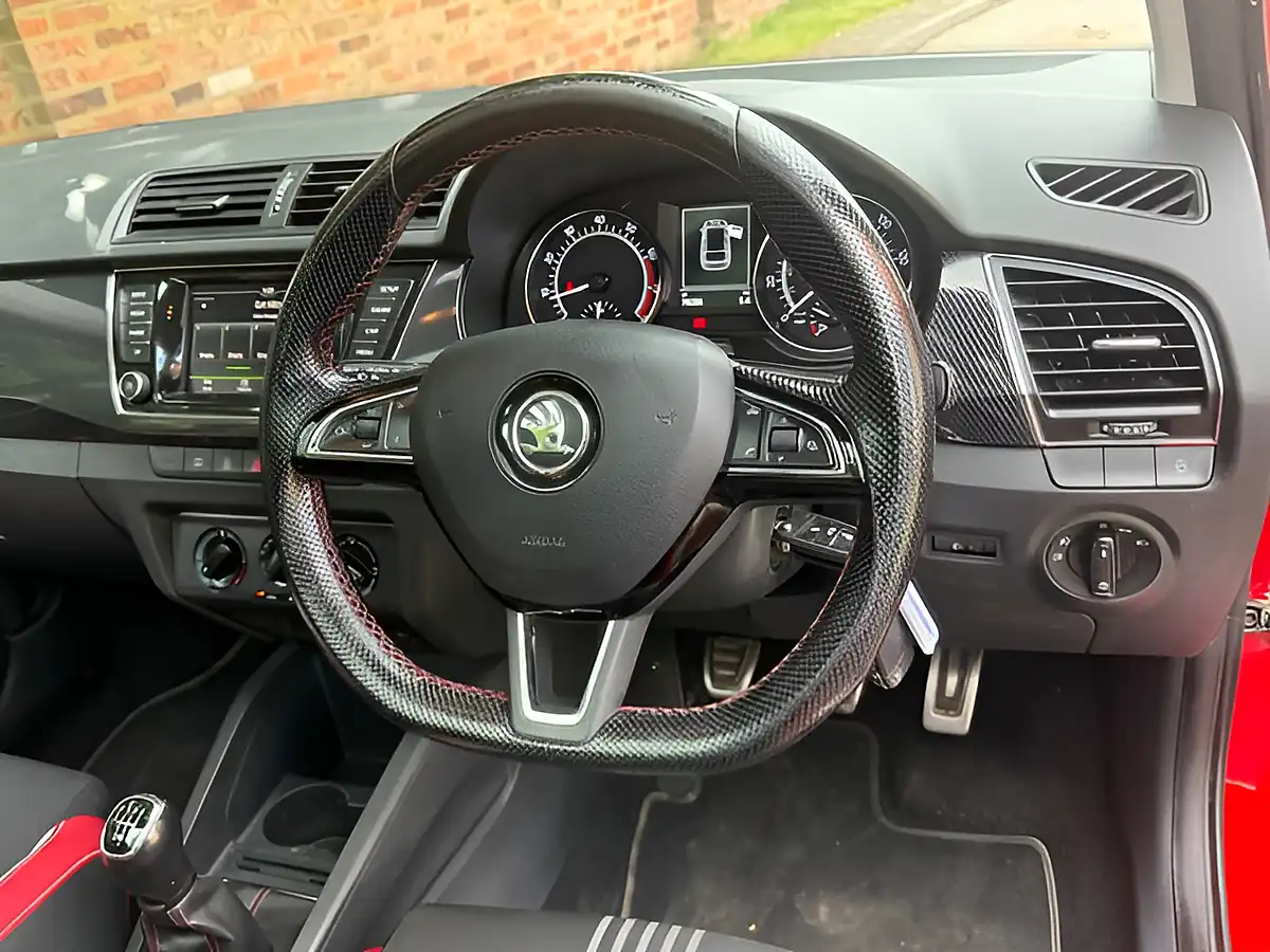 Used 2016 Skoda Fabia Monte Carlo Red - Interior and Exterior details 3