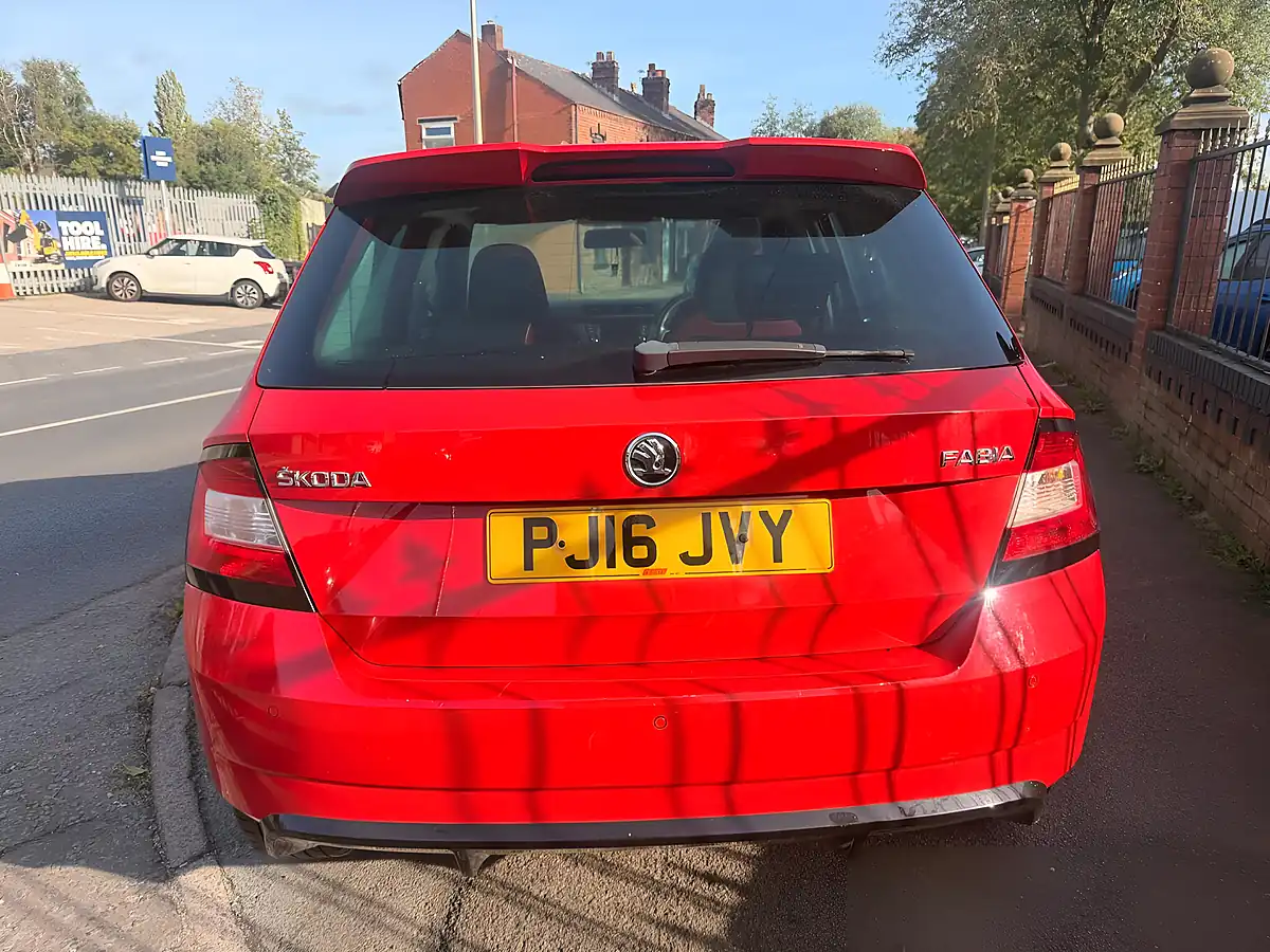 Used 2016 Skoda Fabia Monte Carlo Red - Interior and Exterior details 7