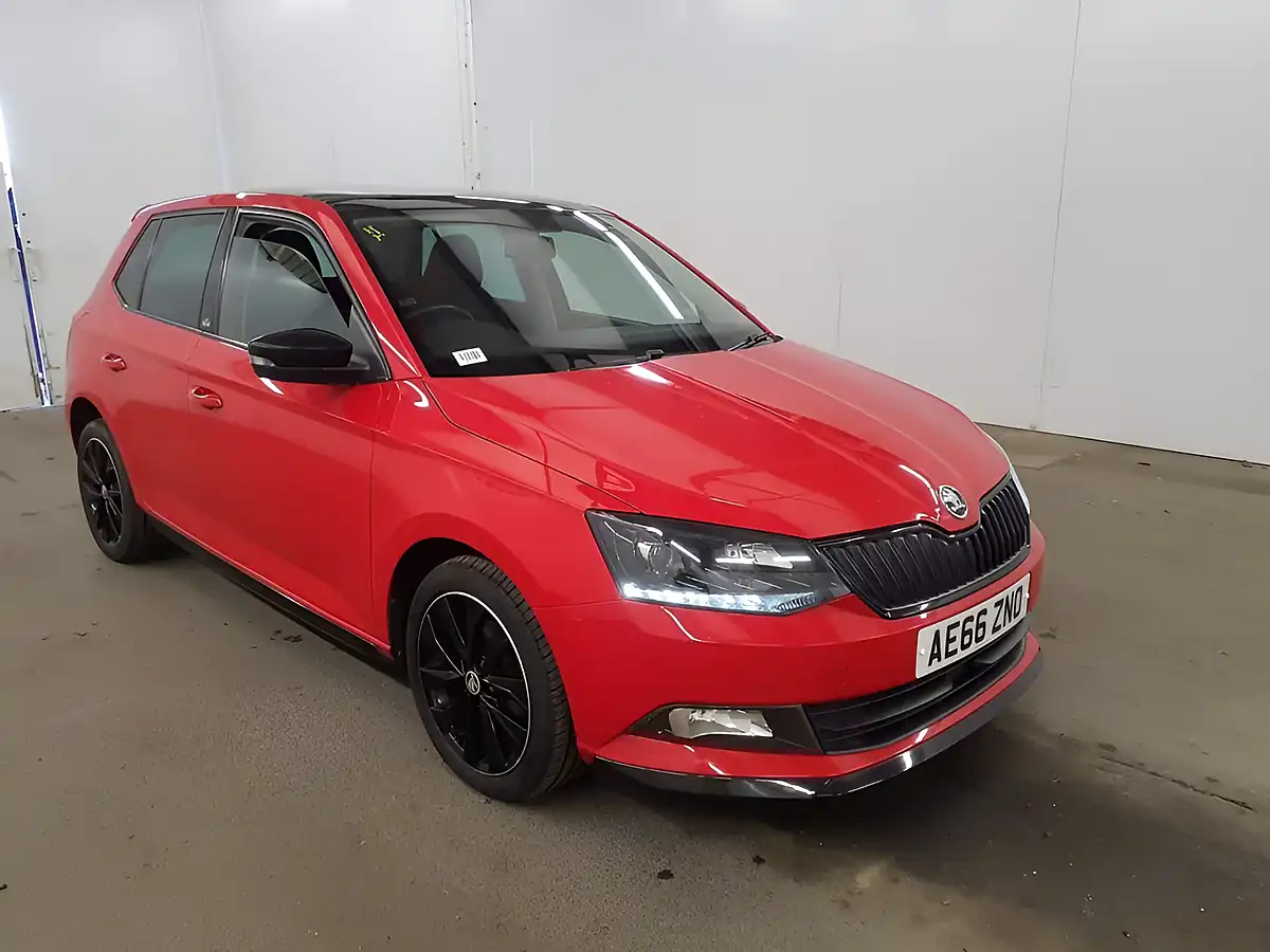 Used 2016 Skoda Fabia Monte Carlo Red - Front View