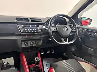 Used 2016 Skoda Fabia Monte Carlo Red - Interior and Exterior details 12