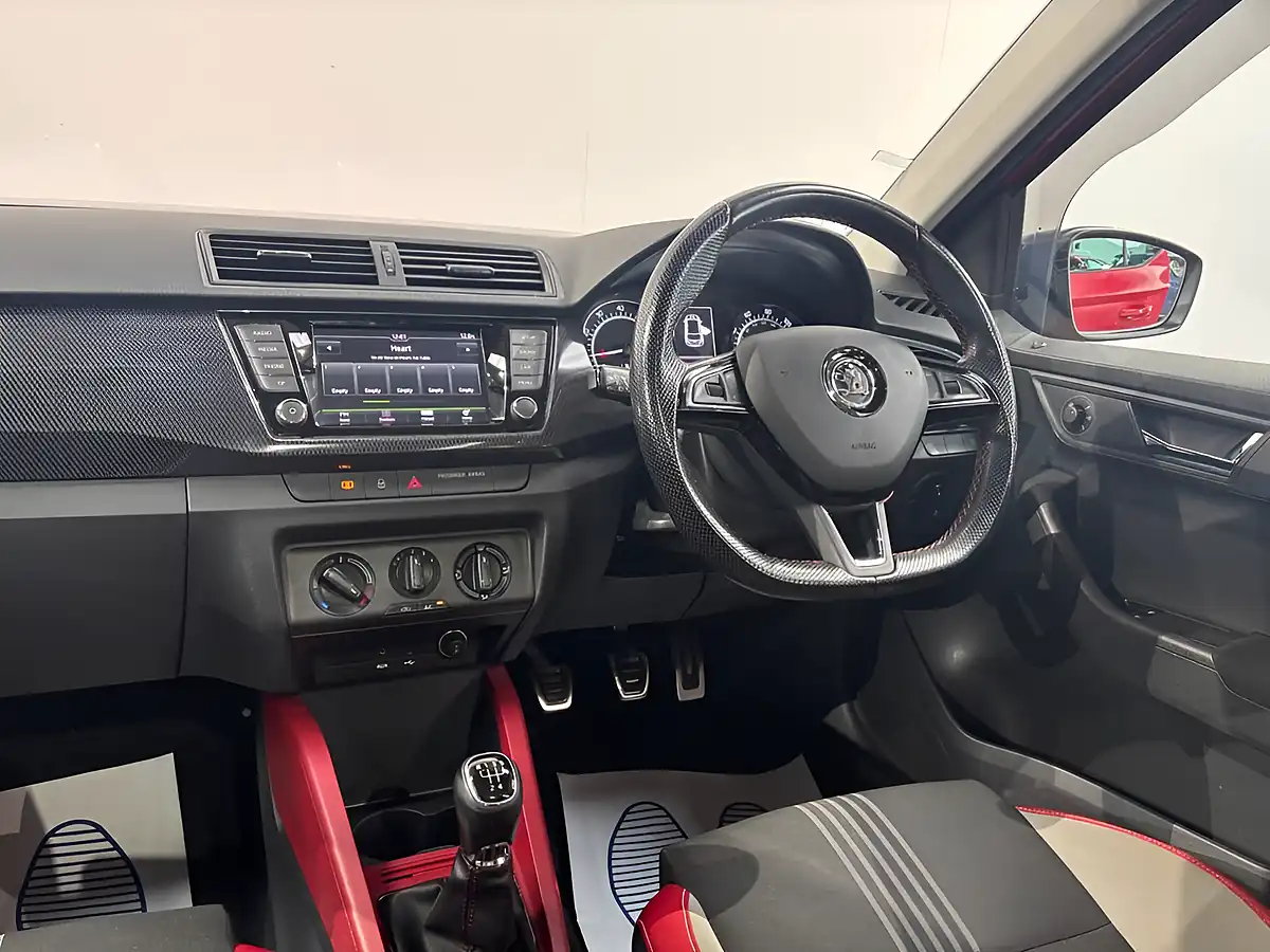 Used 2016 Skoda Fabia Monte Carlo Red - Interior and Exterior details 12