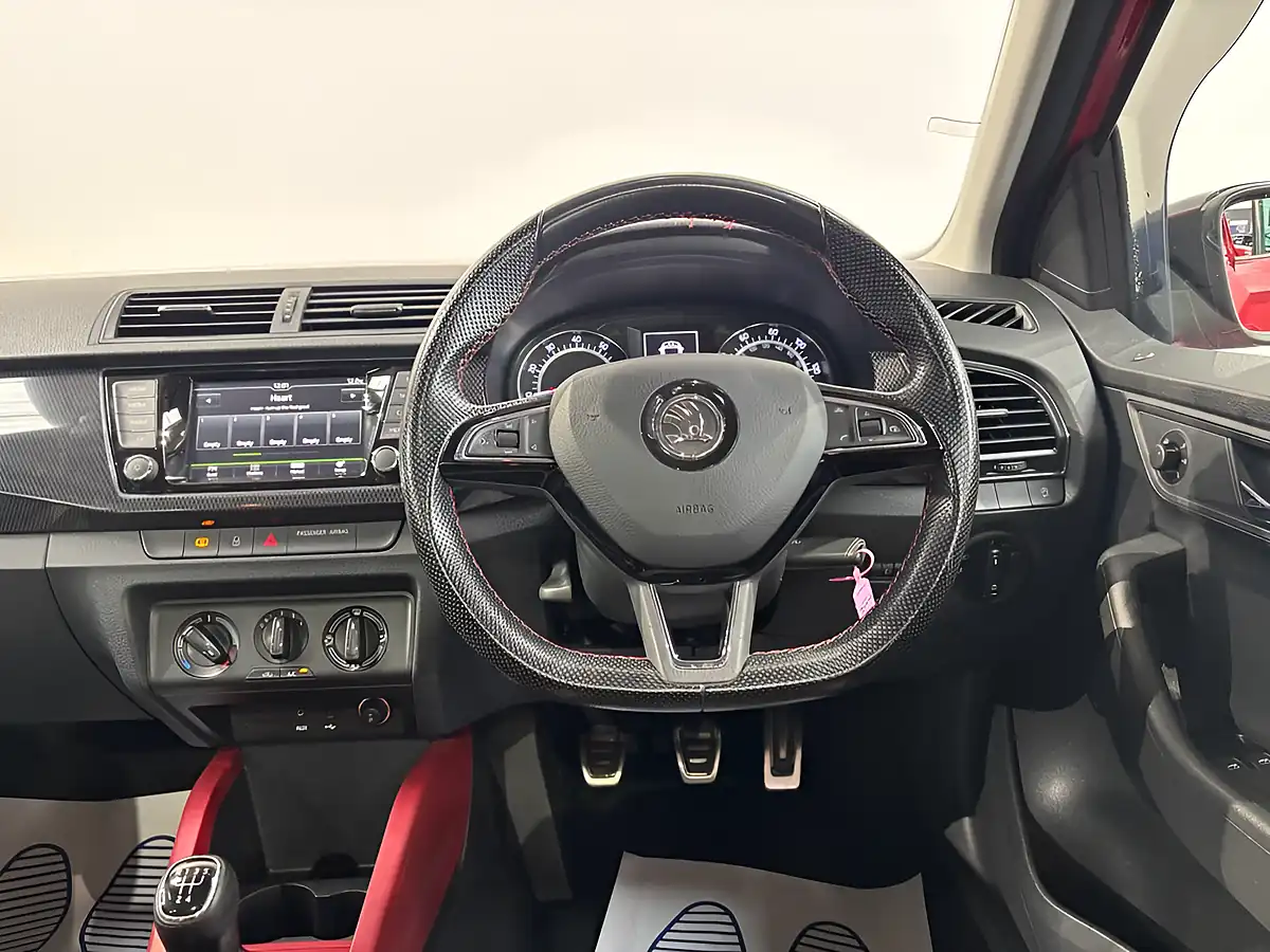 Used 2016 Skoda Fabia Monte Carlo Red - Interior and Exterior details 13