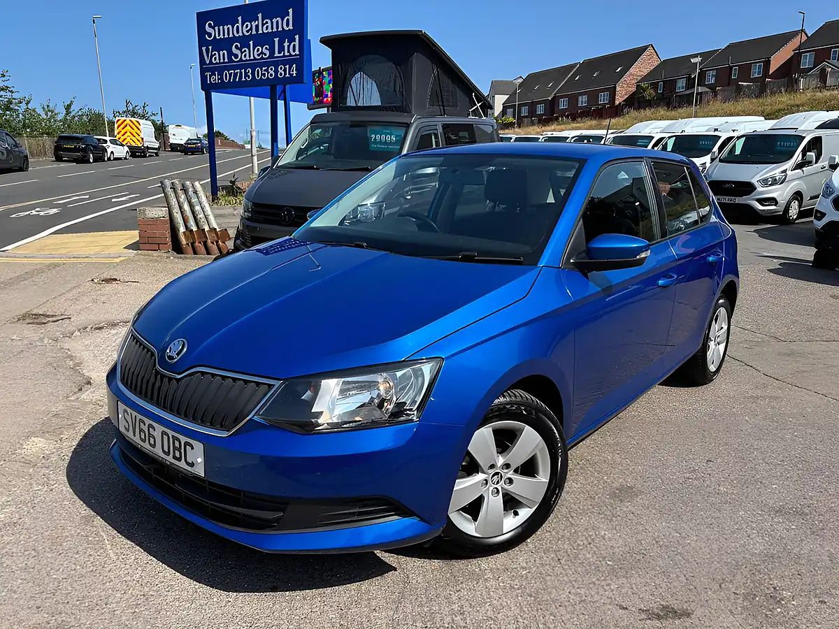 Used 2016 Skoda Fabia Se Blue - Front View