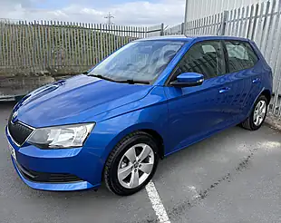 Used 2016 Skoda Fabia Se Blue - Interior and Exterior details 2