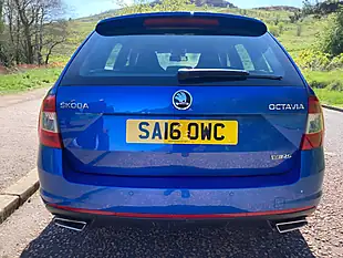 Used 2016 Skoda Octavia VRS Blue - Interior and Exterior details 4