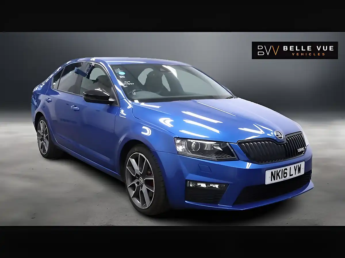Used 2016 Skoda Octavia VRS Blue - Front View