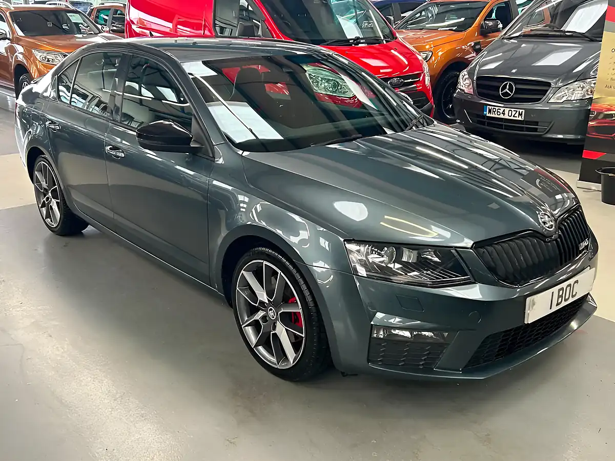 Used 2016 Skoda Octavia VRS Grey - Front View