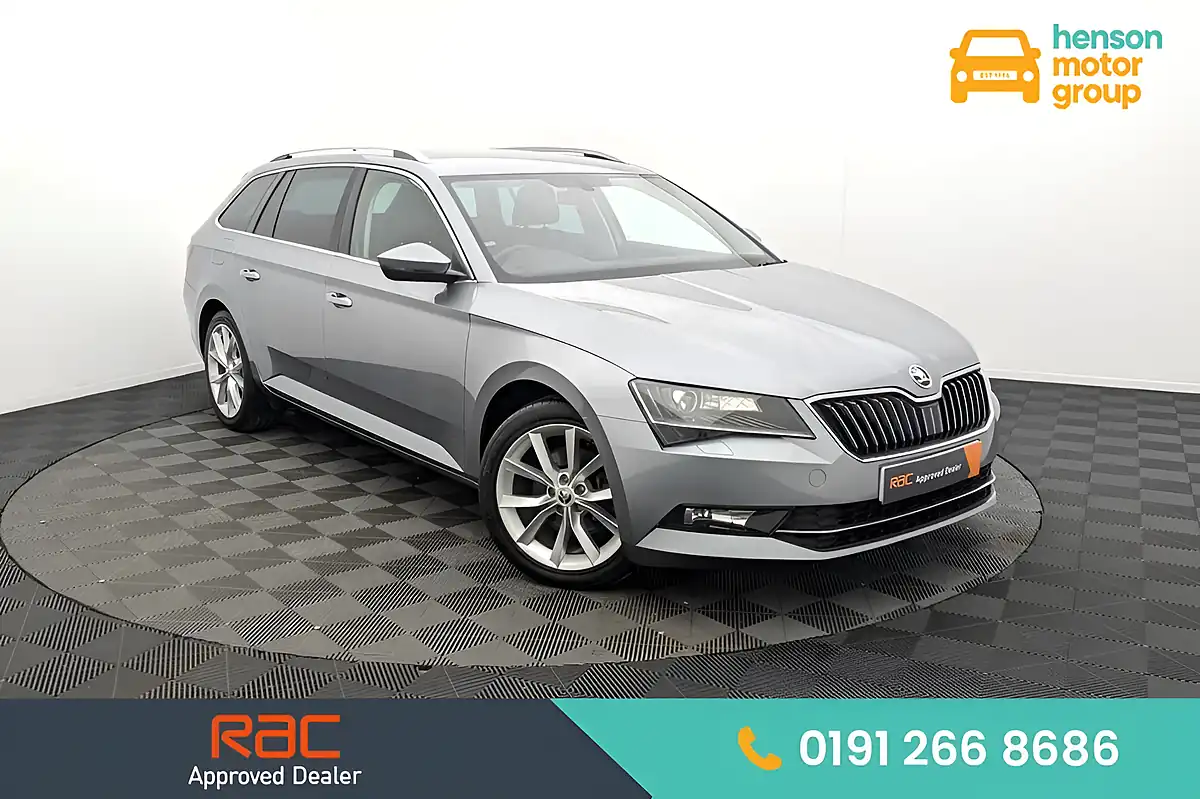 Used 2016 Skoda Superb Se L Executive Grey - Front View