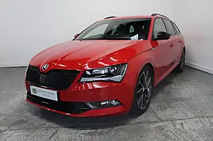 Used 2016 Skoda Superb Sportline Red - Interior and Exterior details 2