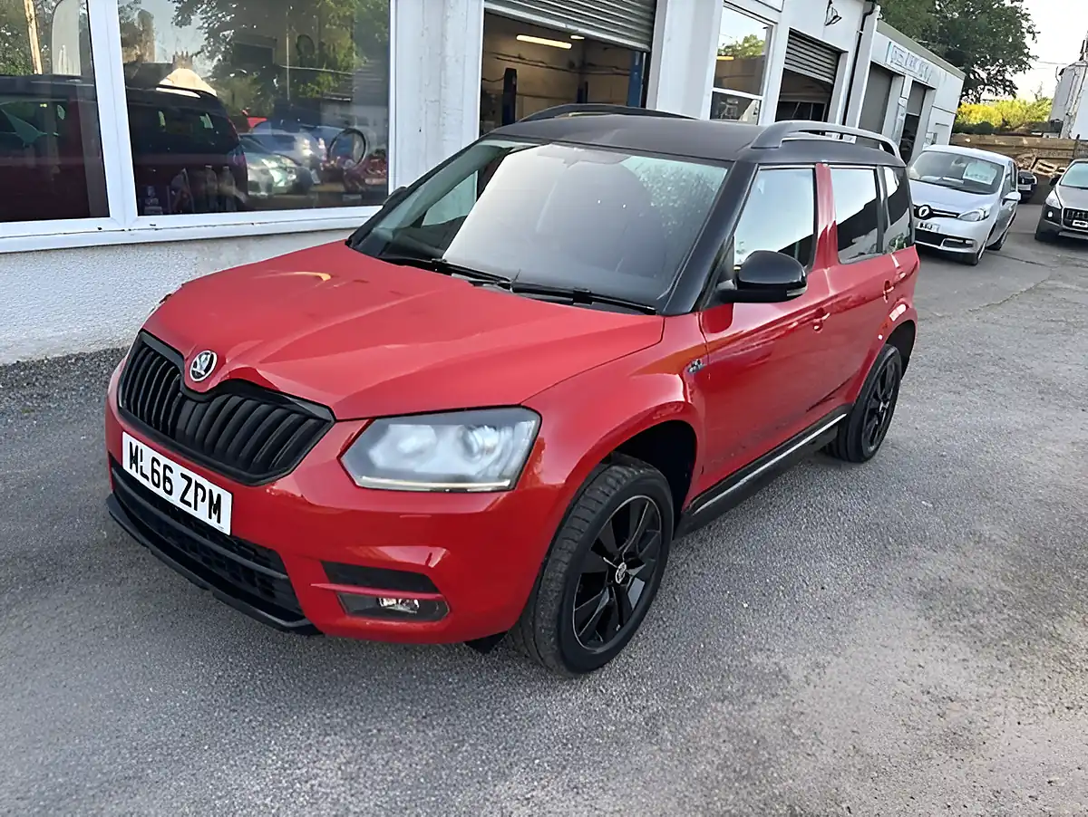 Used 2016 Skoda Yeti Monte Carlo Red/Black - Front View
