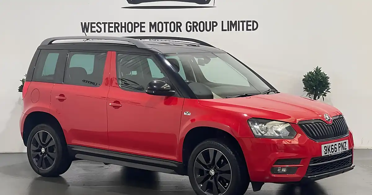 Used 2016 Skoda Yeti Monte Carlo Red - Front View