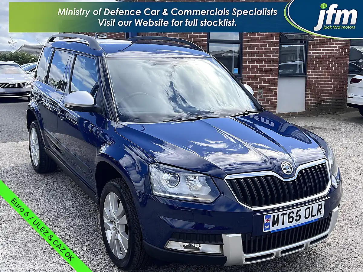 Used 2016 Skoda Yeti Se L Outdoor Pacific Blue - Front View