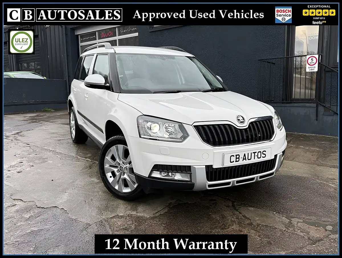 Used 2016 Skoda Yeti Se L White - Front View