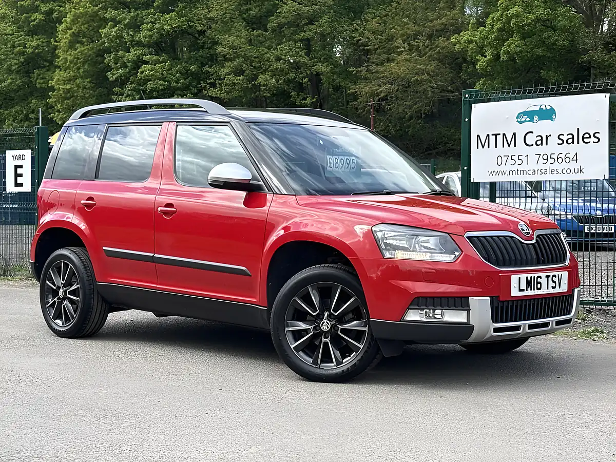 Used 2016 Skoda Yeti Se Red - Front View