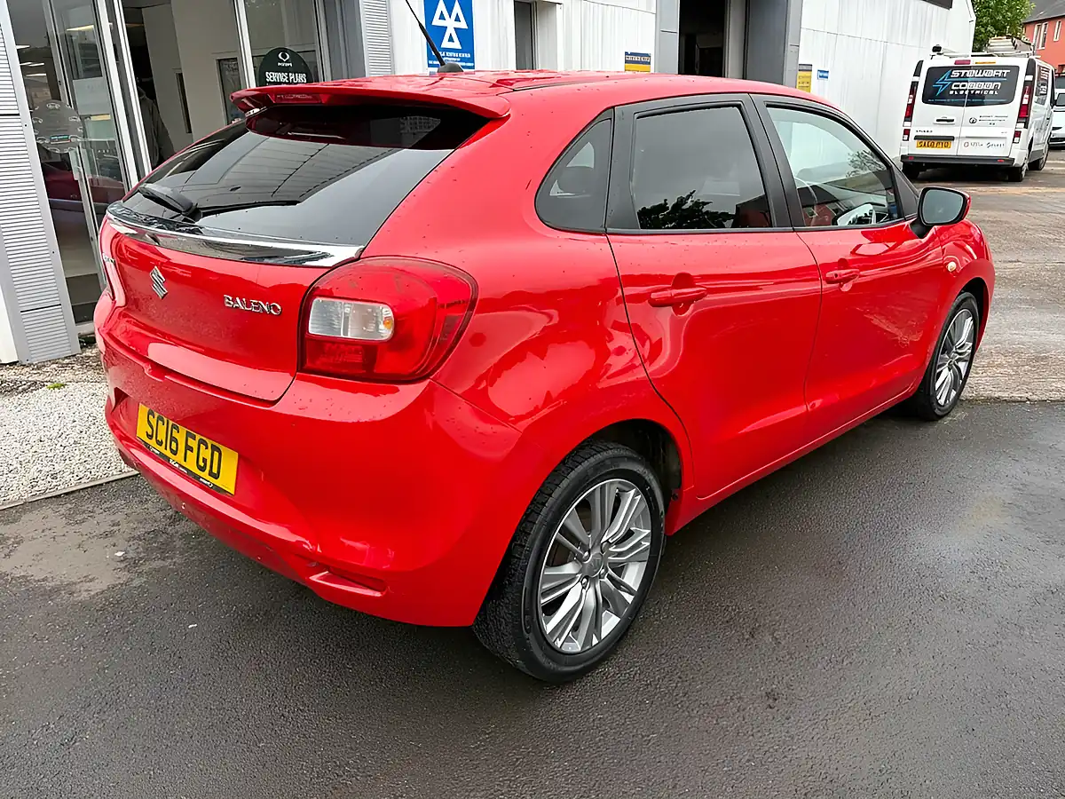 Used 2016 Suzuki Baleno Sz-T Red - Interior and Exterior details 8