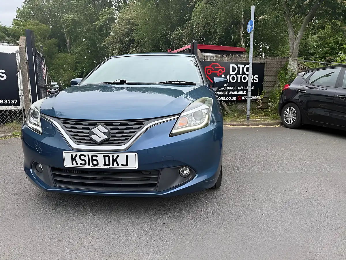 Used 2016 Suzuki Baleno SZ5 Blue - Front View