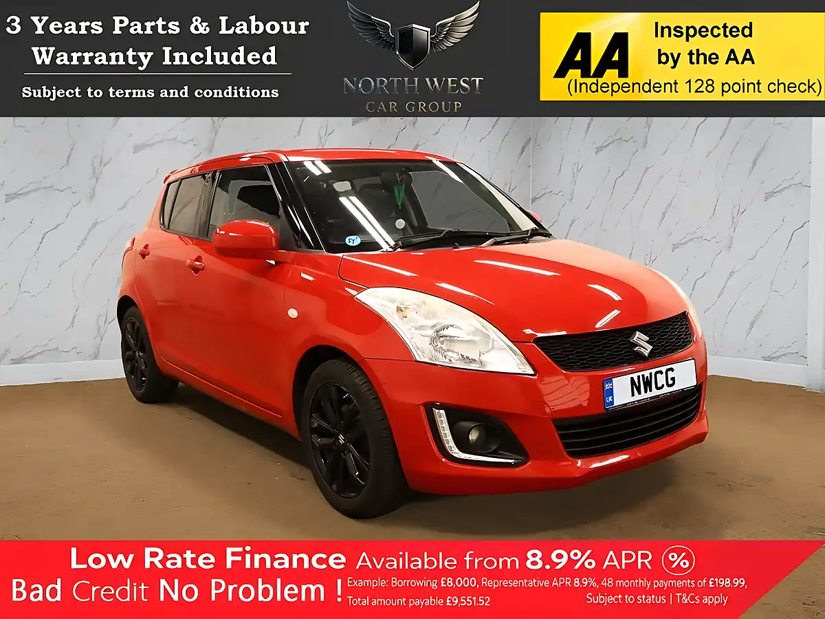 Used 2016 Suzuki Swift Sz-L Red - Front View