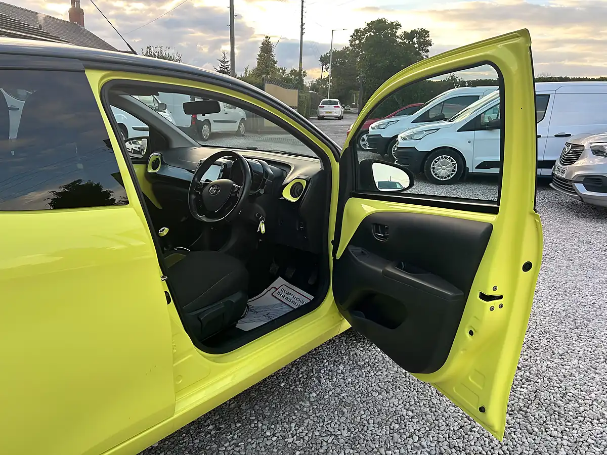 Used 2016 Toyota Aygo X-Cite 3 Yellow Bi-Tone Yellow - Interior and Exterior details 11