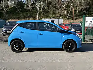 Used 2016 Toyota Aygo X-Cite Blue - Interior and Exterior details 5