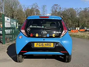 Used 2016 Toyota Aygo X-Cite Blue - Interior and Exterior details 7