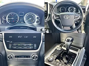 Used 2016 Toyota Land Cruiser Ax White - Interior and Exterior details 13