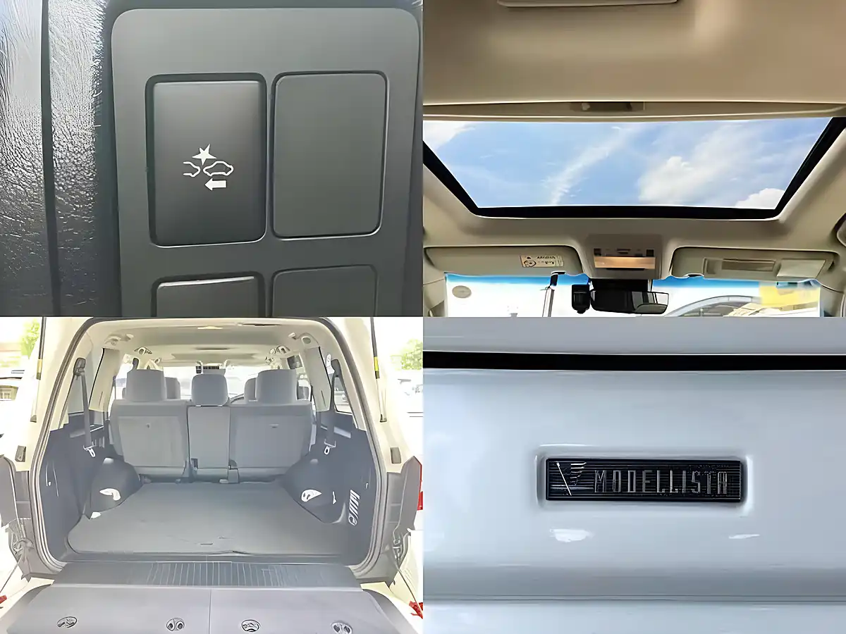 Used 2016 Toyota Land Cruiser Ax White - Interior and Exterior details 14