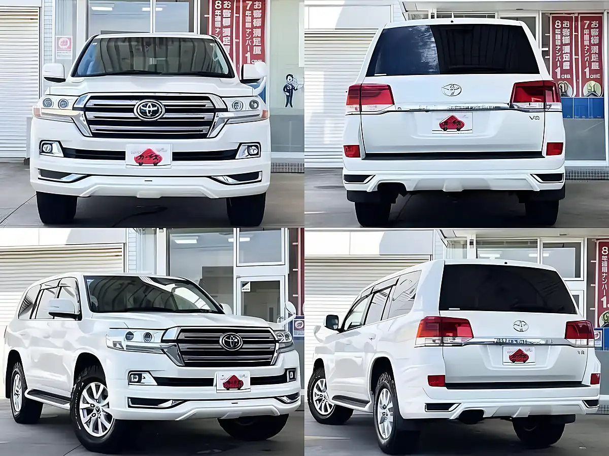 Used 2016 Toyota Land Cruiser Ax White - Interior and Exterior details 15