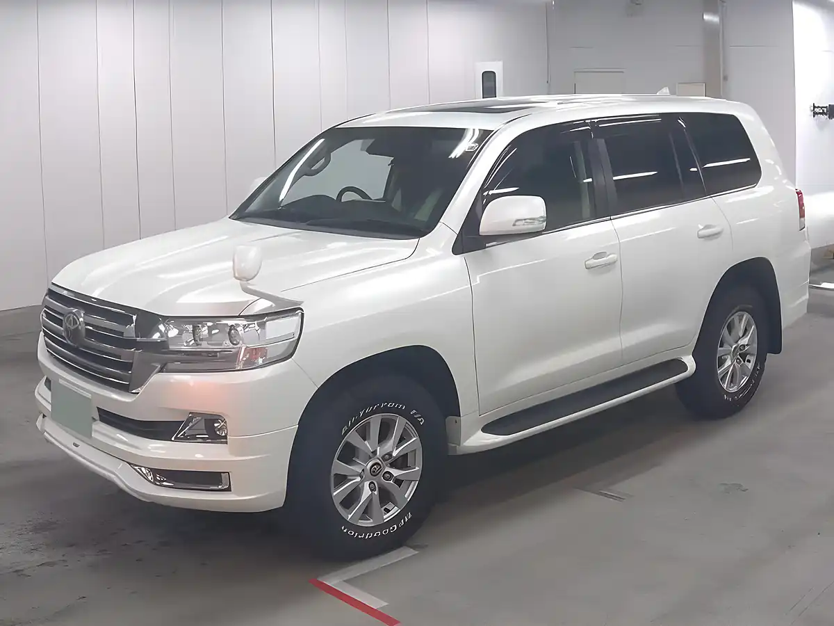 Used 2016 Toyota Land Cruiser Ax White - Interior and Exterior details 2