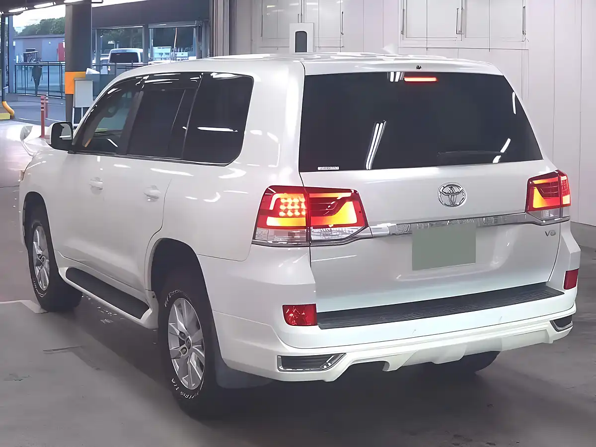 Used 2016 Toyota Land Cruiser Ax White - Interior and Exterior details 3