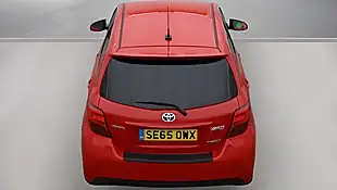Used 2016 Toyota Yaris Design Red - Interior and Exterior details 9