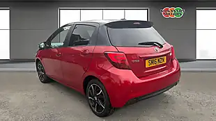 Used 2016 Toyota Yaris Design Red - Interior and Exterior details 2