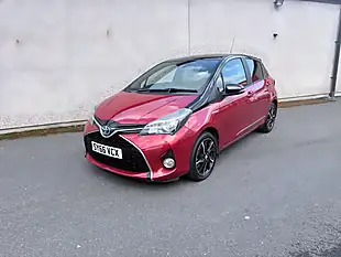 Used 2016 Toyota Yaris Design Red - Interior and Exterior details 2