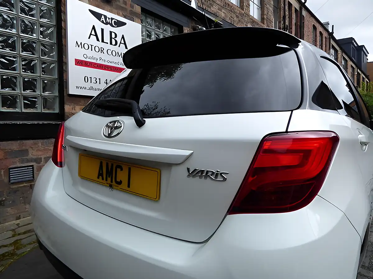 Used 2016 Toyota Yaris Design White - Interior and Exterior details 11