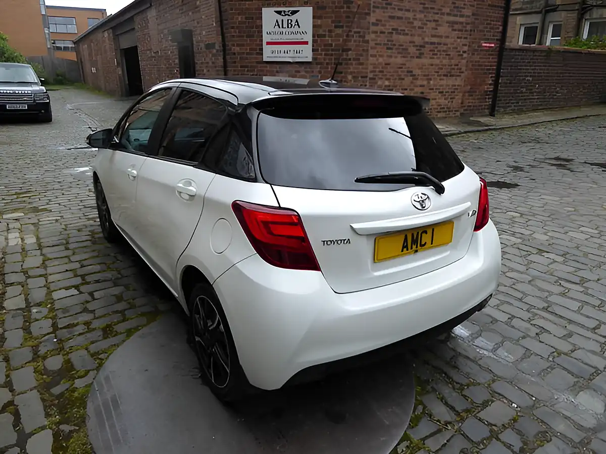 Used 2016 Toyota Yaris Design White - Interior and Exterior details 7