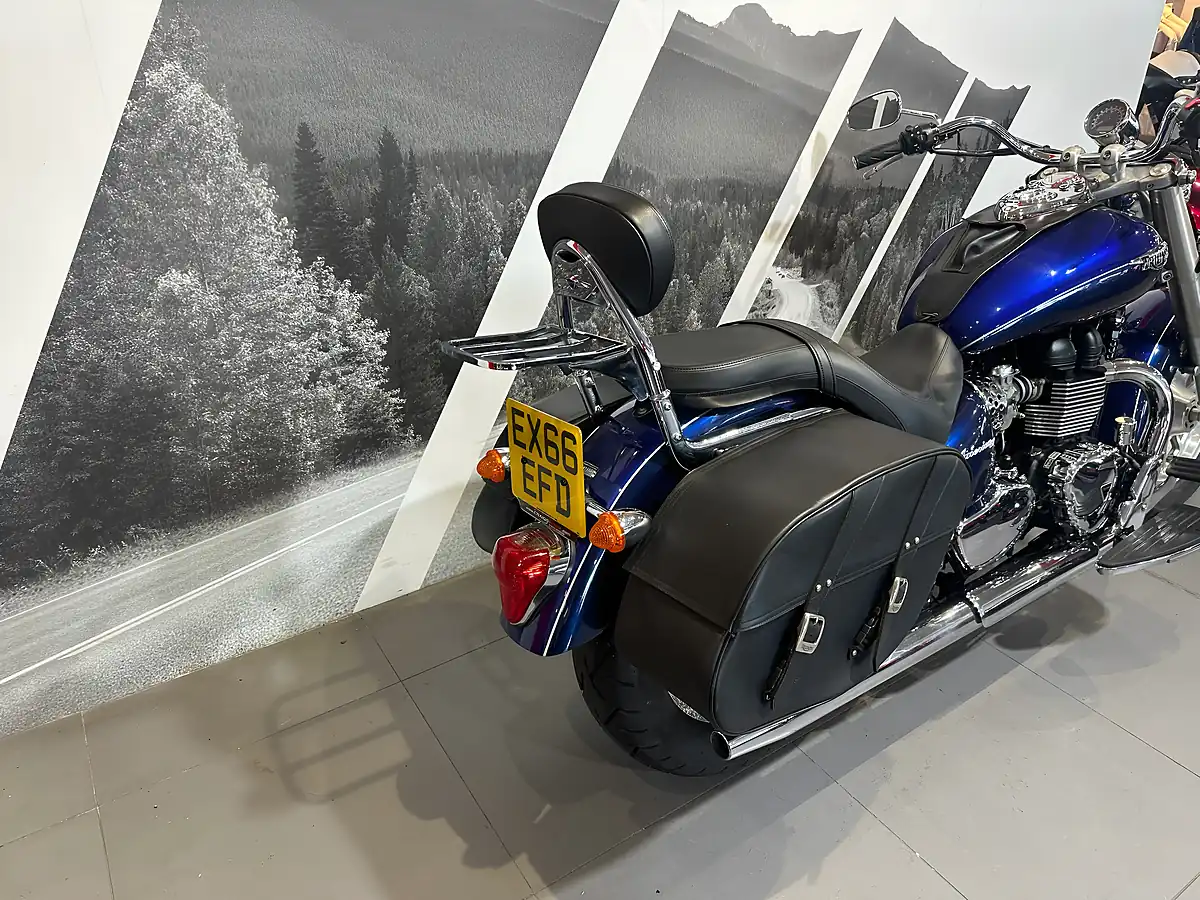 Used 2016 Triumph Bonneville America Blue Metallic - Interior and Exterior details 4