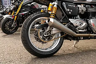 Used 2016 Triumph Thruxton 1200 R Track Racer Silver Ice - Interior and Exterior details 12